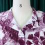 Women clothes Summer Turndown Collar Button Print Short Sleeve Slim Waist Dress with Belt