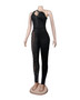 Womens Sexy Beaded cut out Sleeveless Jumpsuit