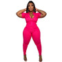 Women's Sexy Zip Pocket Jumpsuit