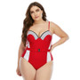 Plus Size Underwire One Piece Swimsuit