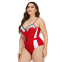 Plus Size Underwire One Piece Swimsuit