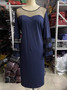 Plus Size Women mesh Patchwork Bodycon Dress
