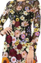 Women Sexy Floral Bodycon Dress