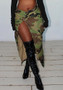 Women Style Camouflage Pocket Skirt