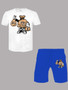 Men's Summer Print T-Shirt Set