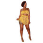 Women Sexy Crochet Beach Cover Up Swimwear Two-Piece Set