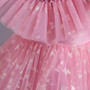 Summer v-neck shawl lacemesh tutu skirt six one piano performance clothing