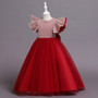 Children's princess dress tutu skirt girl piano festival costume wedding dress host flower girl catwalk dress