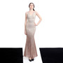 Women Sequined Formal Party Elegant Mermaid Evening Dress