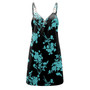 Fashion Print Zipper Plus Size Loose Sleeveless Strap Dress