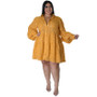 Plus Size Women's Daisy Long Sleeve Shirt