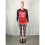 Parent-Child Outfit Christmas Print Parent-Child Pajamas Set