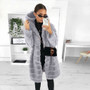 Fur Autumn Winter Faux Fur Long Hooded Fur Coat Women'S Coats