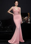 Elegant Lace Diamond Formal Party Dress Bride Long Mermaid Evening Dress