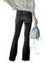 Fashion Jeans Women's Chic Slim Fit Micro Bell Bottom Denim Pants Long Pants