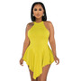 Summer Ladies Sexy Solid Color Ladies Dress