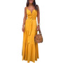 Ladies Summer V Neck Strap Maxi Dress