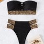 Bikini Two Pieces Swimsuit Women's Sexy Hollow Beach Swimwear