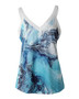 Women'S Painting Print V Neck Sleeveless Casual Tank Top