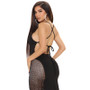 Women Sexy Deep V Beaded Mesh Evening Dress