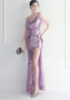 Beaded Symphony Sequins Bridal Dinner Ceremony Long Evening Dress