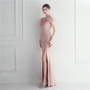 Mesh Beaded + Embellished Feather Star Red Carpet Long Evening Gown