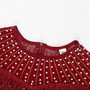 Plus Size Women Vintage Sequin Fringe Dress