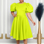 Plus Size Women's Summer Short Sleeve Maxi Chic Elegant Formal Party Gown Dress