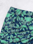 Women Leaf Print Sexy Three-Piece Swimsuit