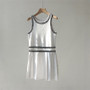 Women Sports Tennis Pleated Sleeveless Dress