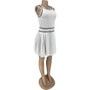 Women Sports Tennis Pleated Sleeveless Dress