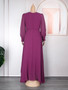 African Ladies Plus Size Chiffon Chic Formal Party Maxi Dress