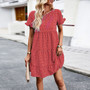 Spring Summer Chic Casual Holidays Print Dress