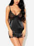 Women Lace Satin dress Sexy Lingerie