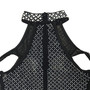 Women Solid mesh Beaded Dress