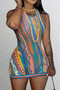 Women's Positioning Print Dress