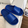 Summer Couple Home Men's and Women's Sandals and Slippers Indoor Outdoor Wear Bathroom Bath Solid Color Thick-soled Sandals