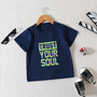 Children's Summer Casual Short Sleeve Letter T-Shirt Pants Boys Loungewear Set