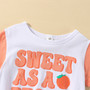 Infant Toddler Summer Patchwork Short Sleeve Letter Print Boys Romper