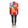 Women's Fashion Printed Long Sleeve Casual Blazer