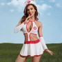 Erotic Lingerie Sexy Women's Plus Size Cutout Nurse Uniform Seduction Cosplay