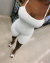 Women's Sexy Straps Tight Fitting Jumpsuit