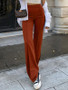 Casual Pants Spring and Autumn Chic Career Slim Pants Versatile Fashion Wide Leg Pants