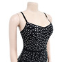 Ladies' Fashion Beaded Mesh Sleeveless Jumpsuit