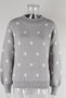 Autumn/Winter Sweater Knitting Polka Dot Pullover Plus Size Sweater