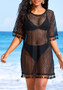 Sexy fashion High Stretch mesh anti-sunshine beach dress