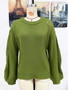 Autumn and winter hollow pullover fashion knitting women Round Neck sweater