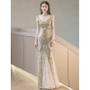 Women Elegant Formal Party Mermaid Evening Dress