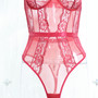 Women Mesh See-Through Lace One Piece Sexy Lingerie