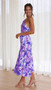 Summer Fashion Chic Slash Shoulder Sling Mermaid Print Dress